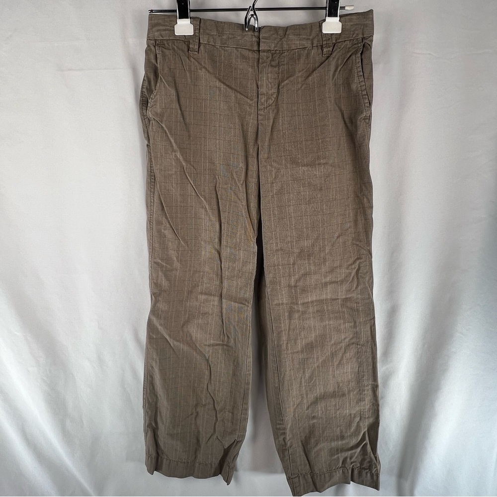 Gap - Women’s Pants - Ankle - Size 4 - Brown Plaid